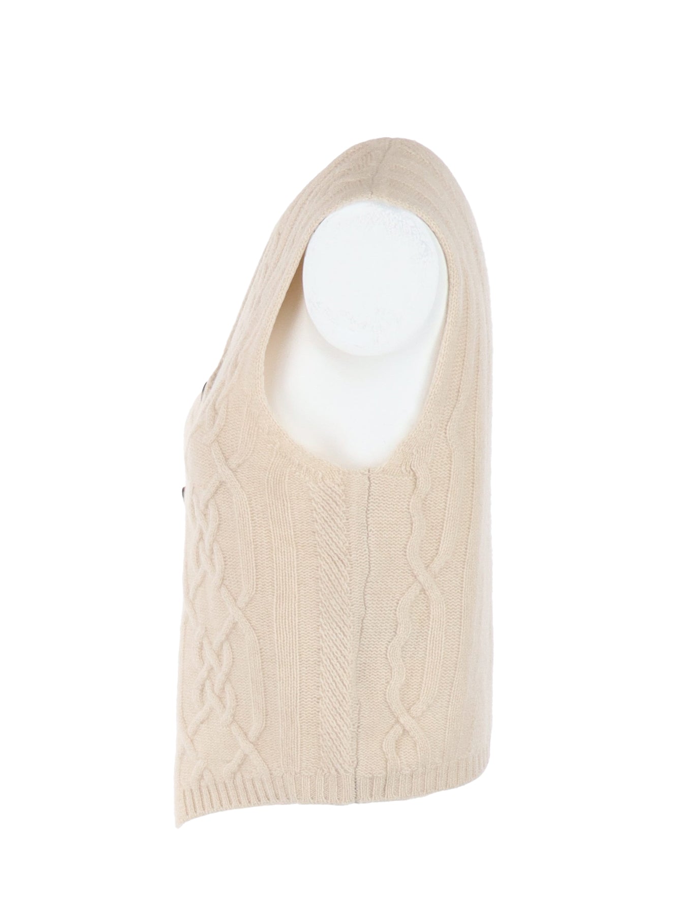 Gilet Interdee torsadé beige