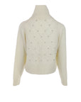 Pull Interdee motif losanges écru/strass