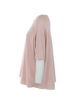 Pull manche courte pink baby col rond Natacha