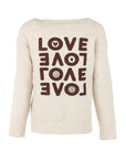 Pull LOVE LOVE LOVE beige