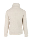 Pull col roulé PEACE&LOVE beige
