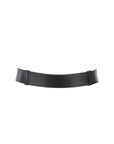 Ceinture cuir noir fermoir doré