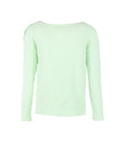 Pull COEUR vert clair