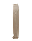 Pantalon large beige satiné ATT