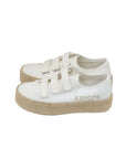 Baskets scratch blanche AMORE