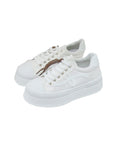 Keilsneakers Weiss