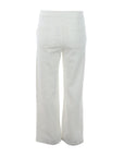 Jeans Wide leg&large blanc boutons CITRONS dorés