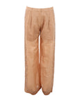 Pantalon lin camel strass Interdee