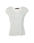 Top col V all strass blanc Interdee