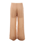 Pantalon lin camel strass Interdee