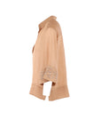 Blouse camel lin strass Interdee