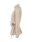Gestreifte Bluse Beige/Braun