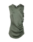 Top drapé kaki Natacha