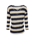 Pull rayures CIAO BELLA marine écru