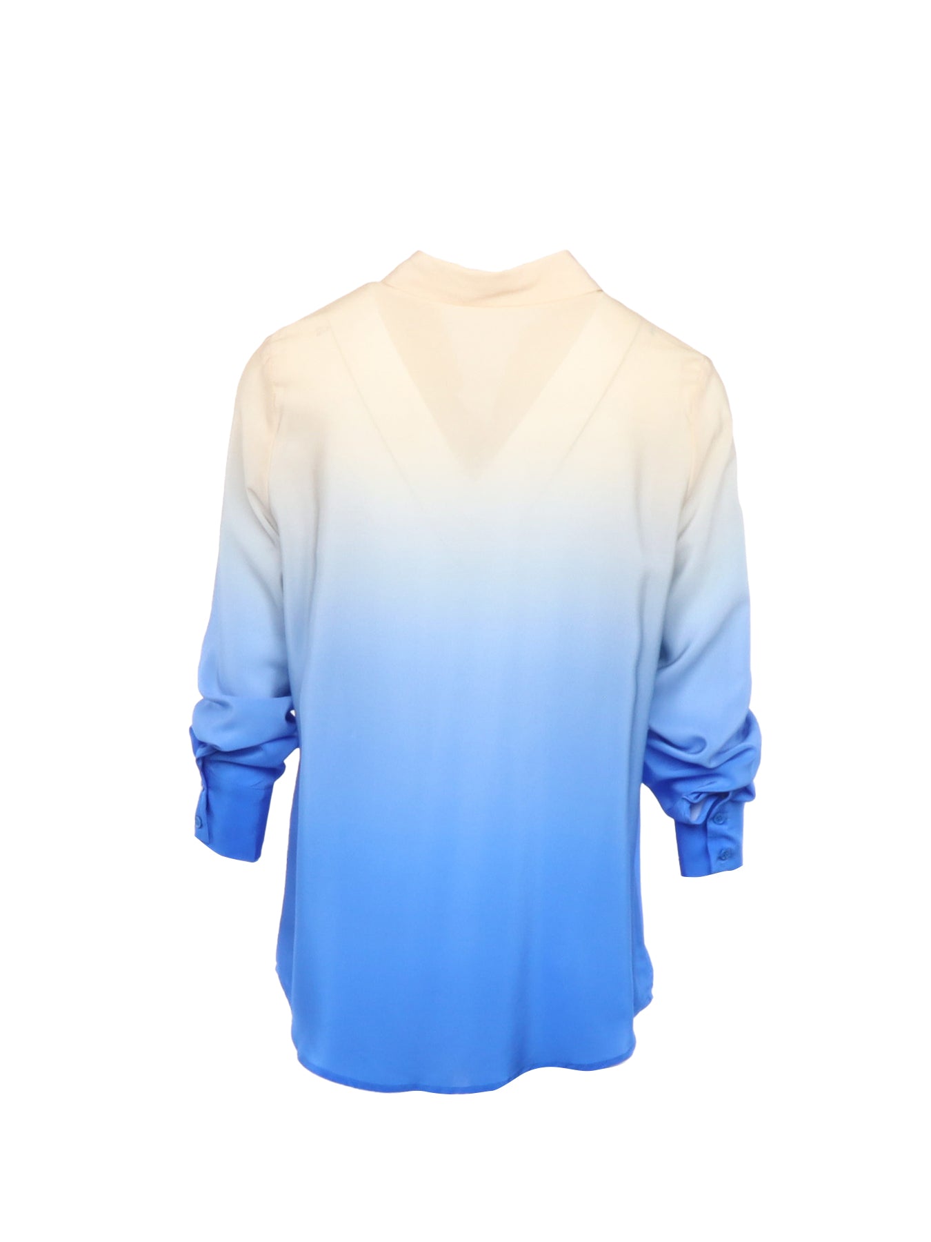 Interdee – Bluse mit Farbverlauf in Beige/Himmelblau
