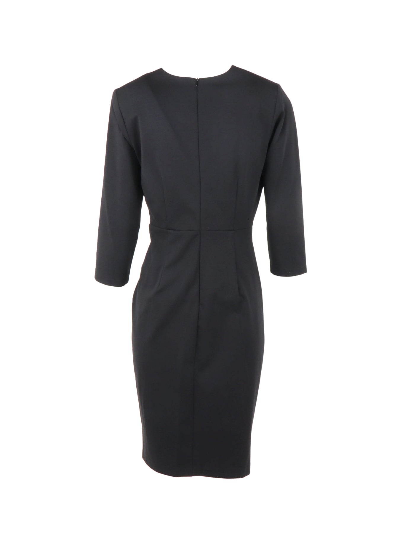 Access – Schwarzes, drapiertes Kleid