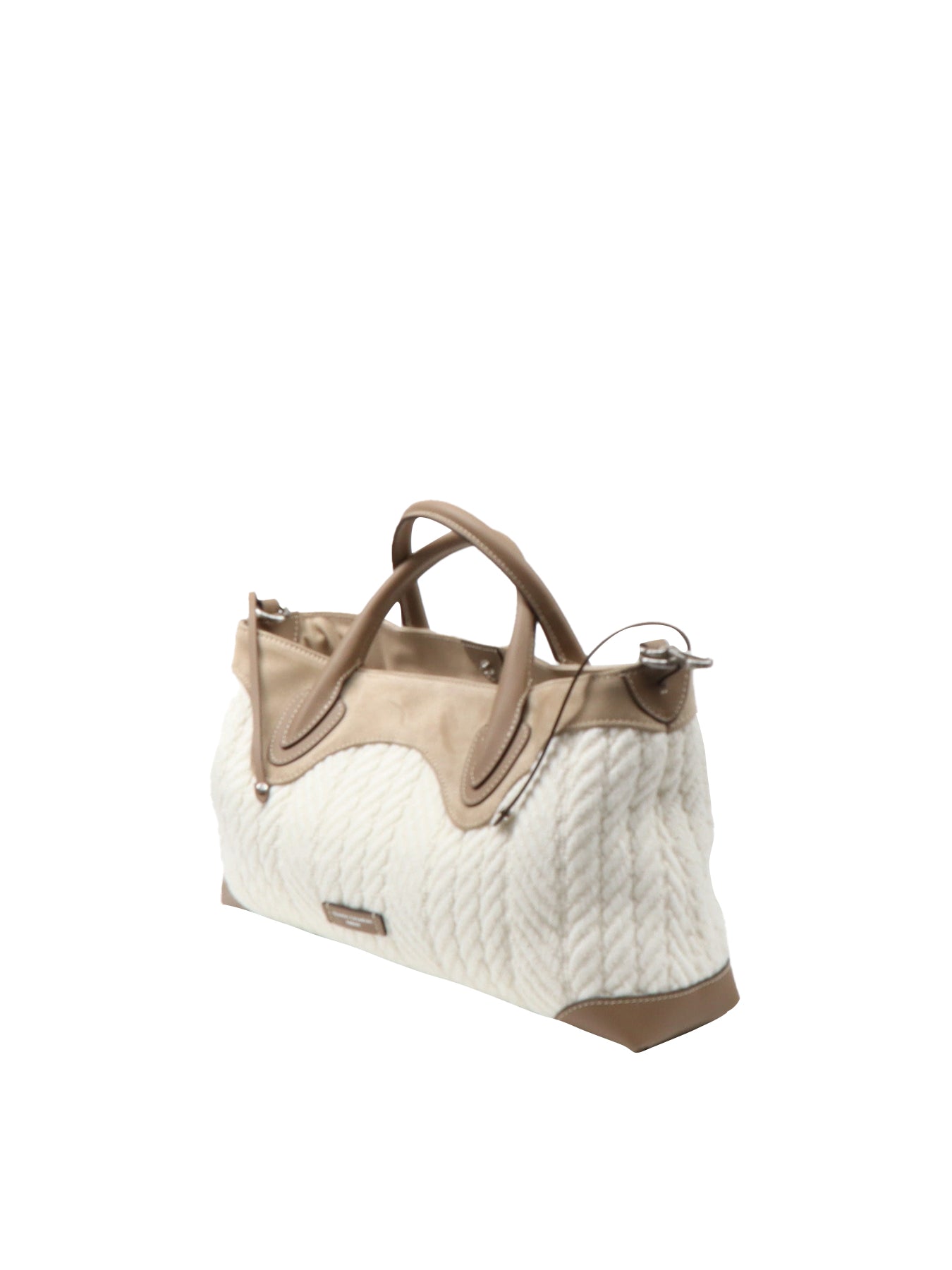 GIANNI CHIARINI Handtasche „Judy“ in Ecru-Taupe