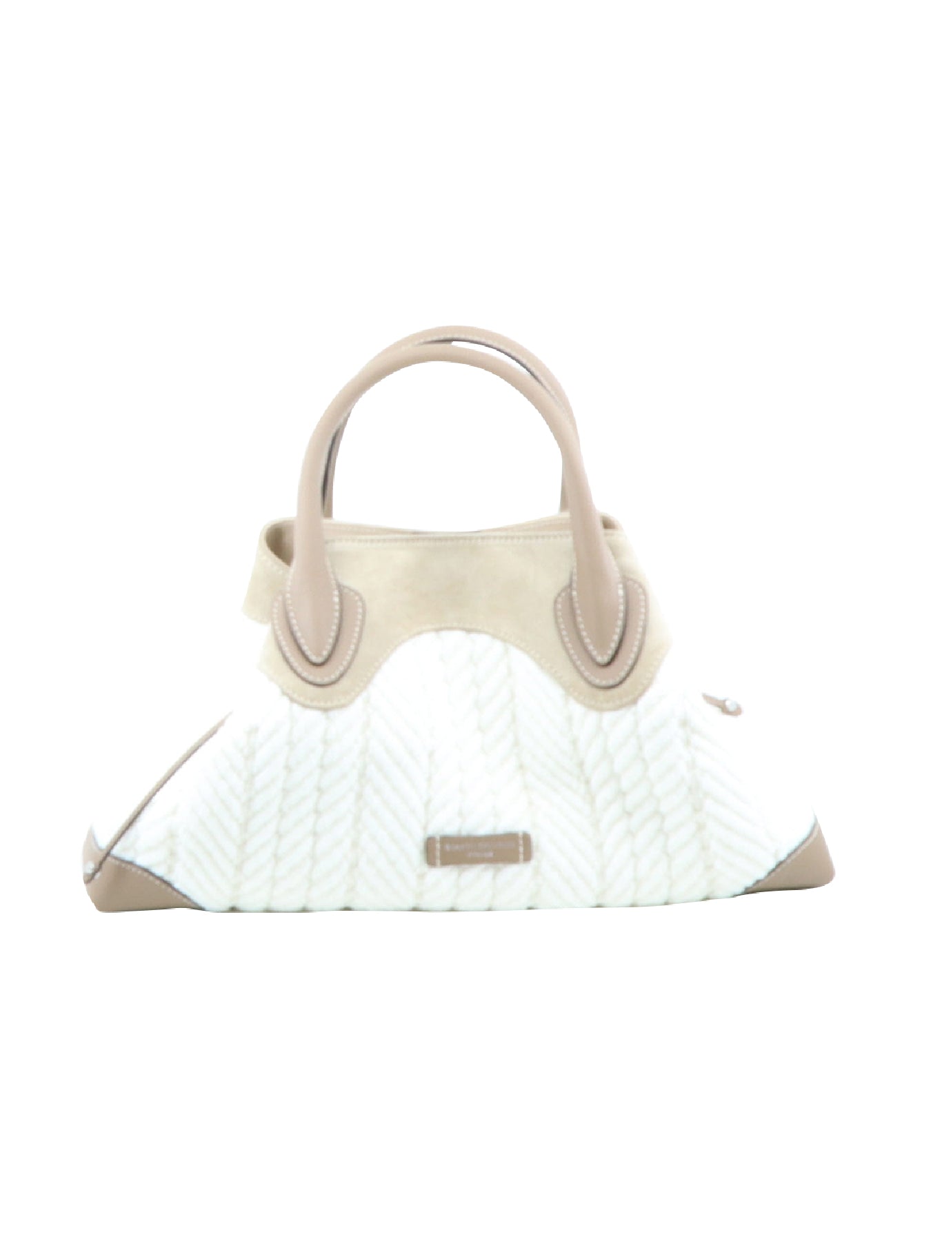 GIANNI CHIARINI Handtasche „Judy“ in Ecru-Taupe