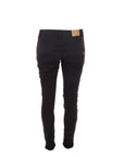 PdJ – Schwarze Jeans mit Strassknöpfen