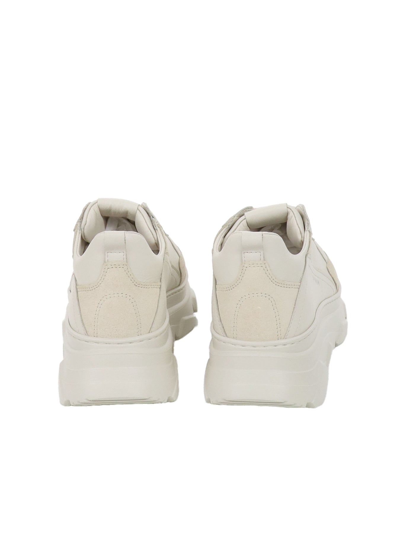 CPH 46 Cremefarbene Sneakers aus Ledermix