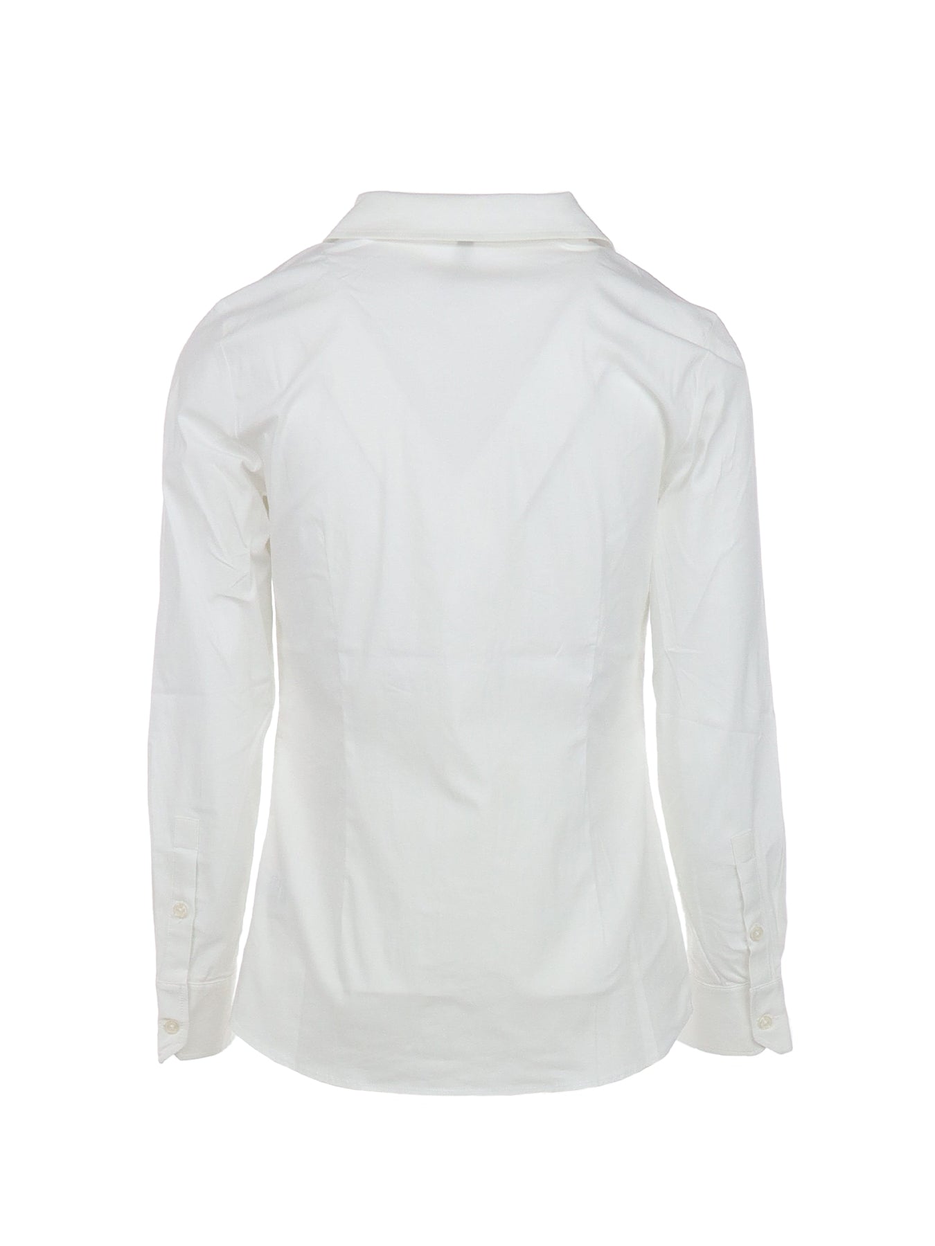Exetera taillierte weiße Bluse