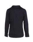 Exetera – Schwarze, taillierte Bluse