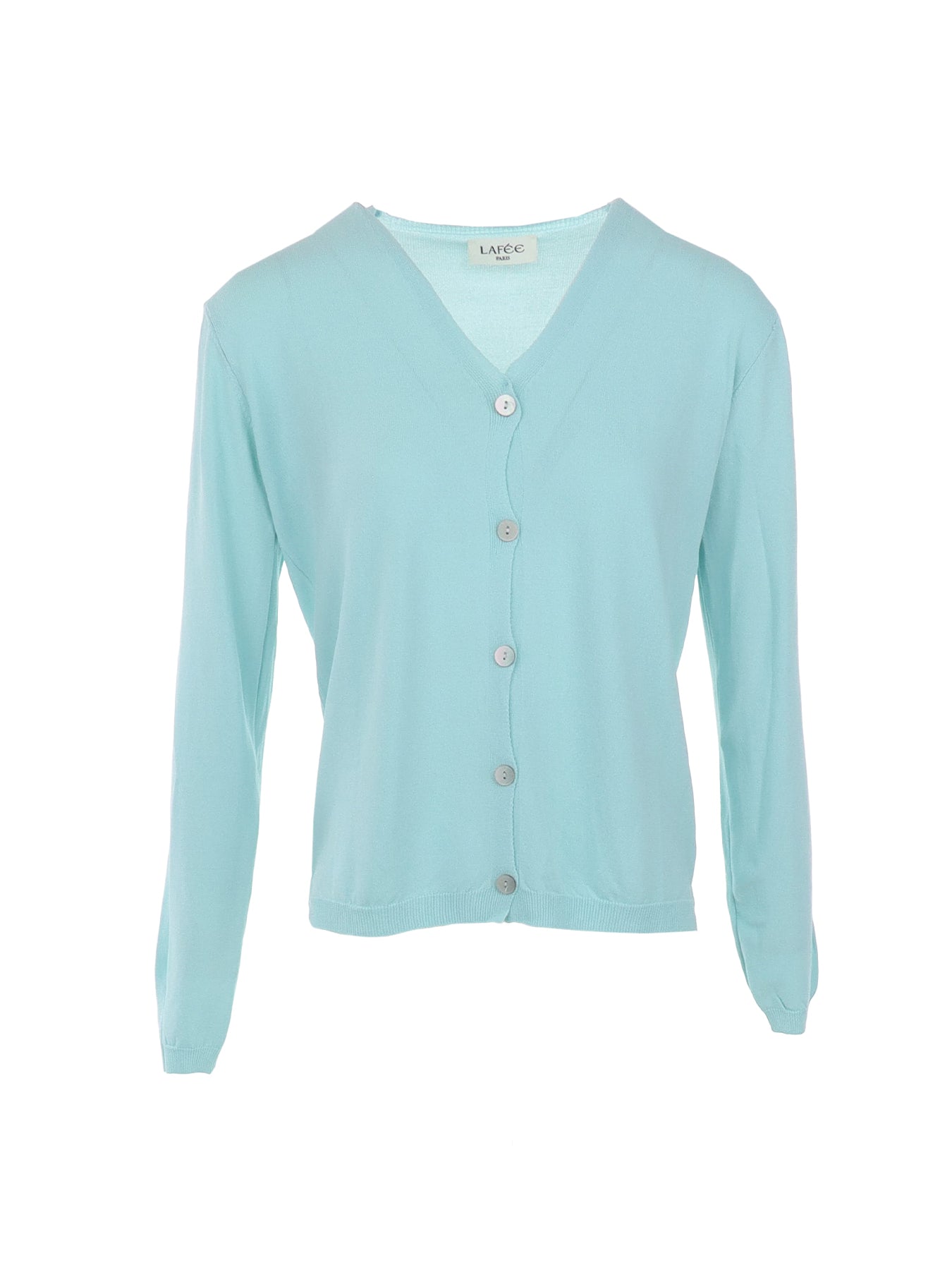 LAFEE Mint Strickweste