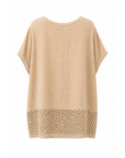T-shirt oversize camel FUN