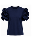 T-shirt manches FROU marine
