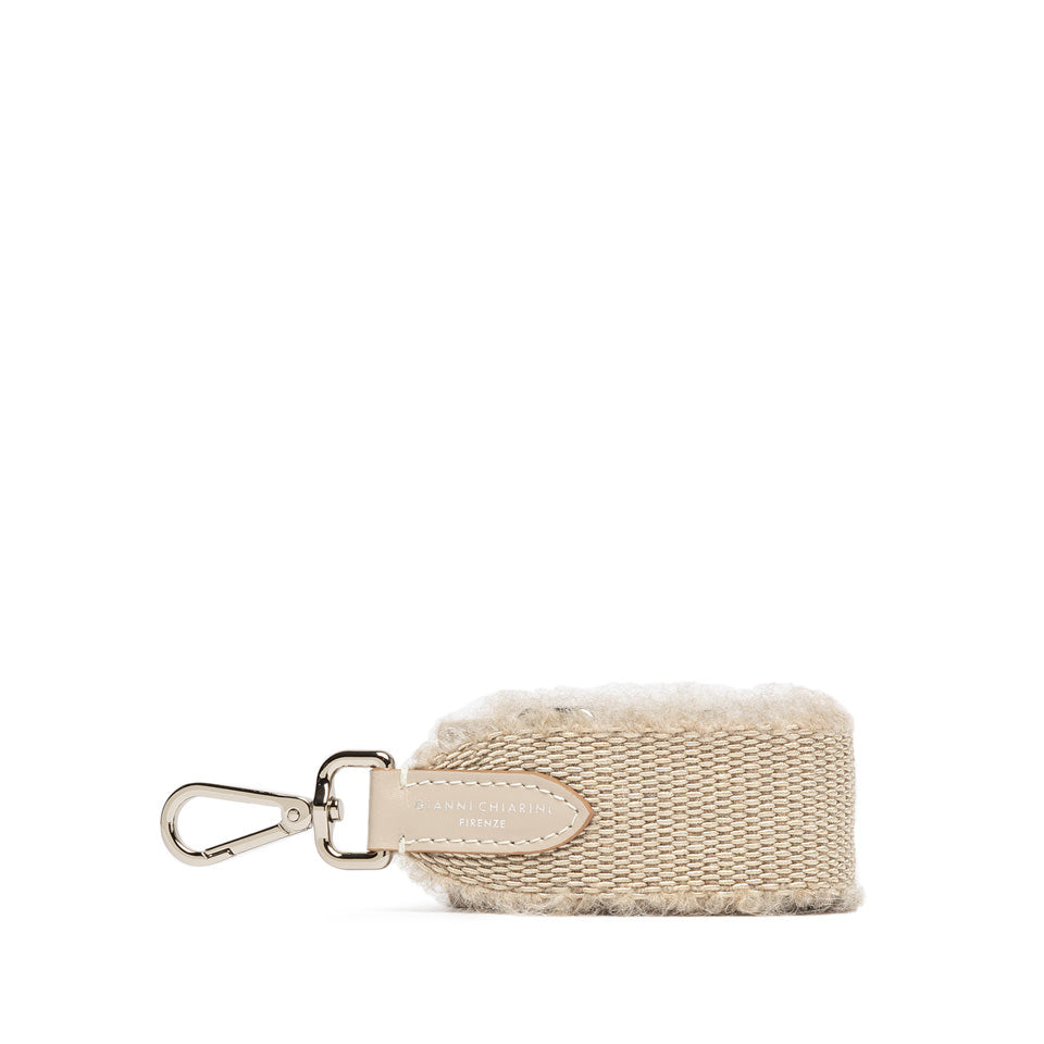 GIANNI CHIARINI Mohair-Lamm-Taschenriemen