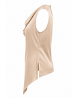 Top Mariley asymétrique beige