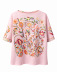 T-Shirt FLORAL-Universum Rosa