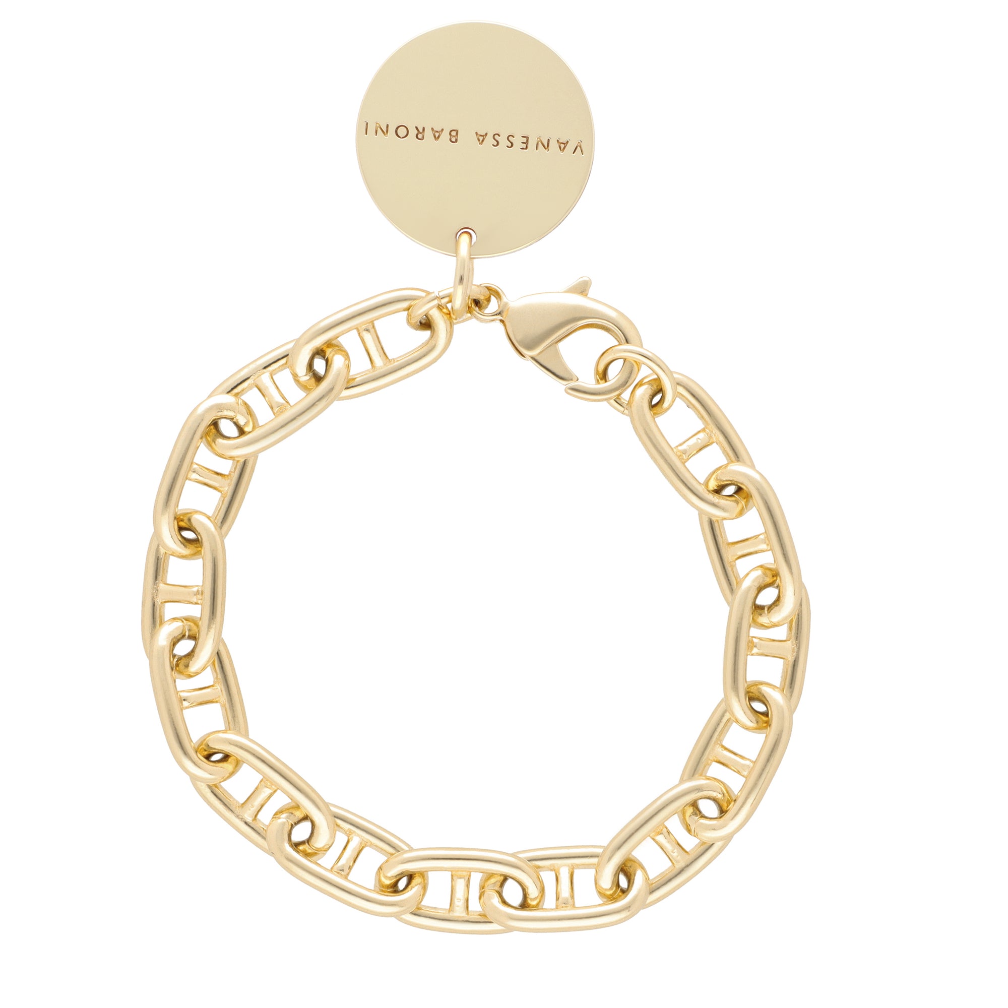 Vanessa Baroni goldenes Armband „Big Anker“