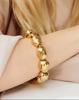 Organic Pearl Bracelet gold Vanessa Baroni
