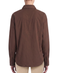 Chemisier oversize FLEURS coffee