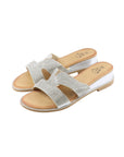 Mules strass argent