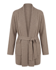 INTERDEE cardigan taupe laine cachemire
