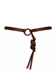 INTERDEE ceinture cuir coffee/boucle