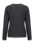 Pullover Anthrazit Kaschmir Interdee Sequins