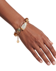 Bracelet perles tricolore