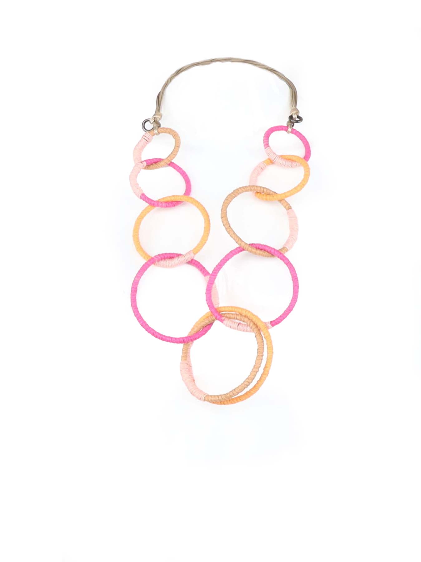Bunte Baumwollringkette