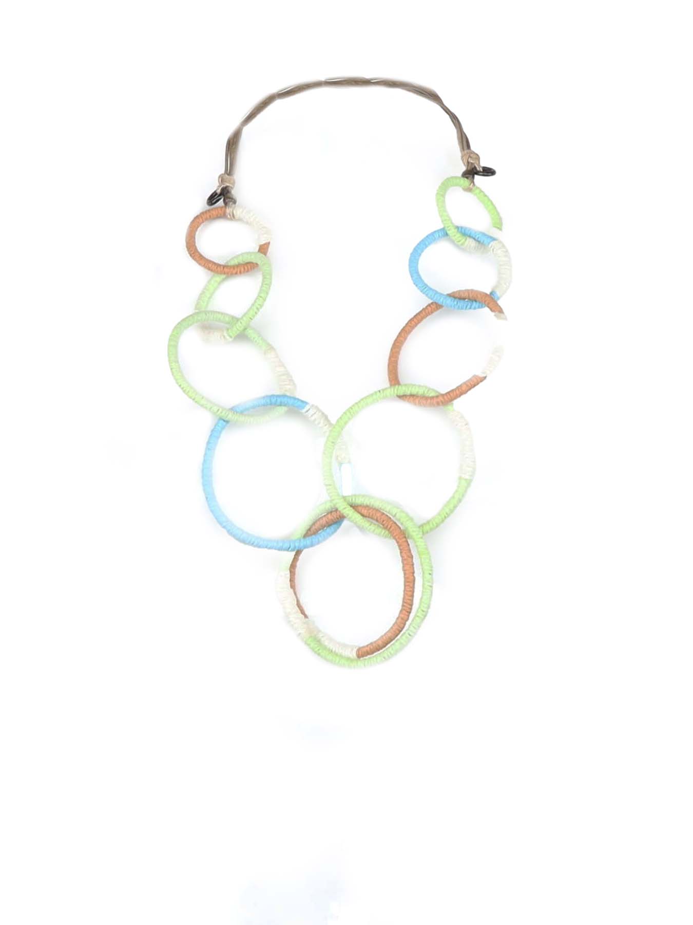 Bunte Baumwollringkette