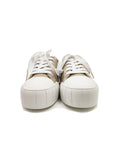 Beige VW-Sneaker mit Keilsohle