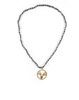 Moon-C Hirsch Halskette und Charm