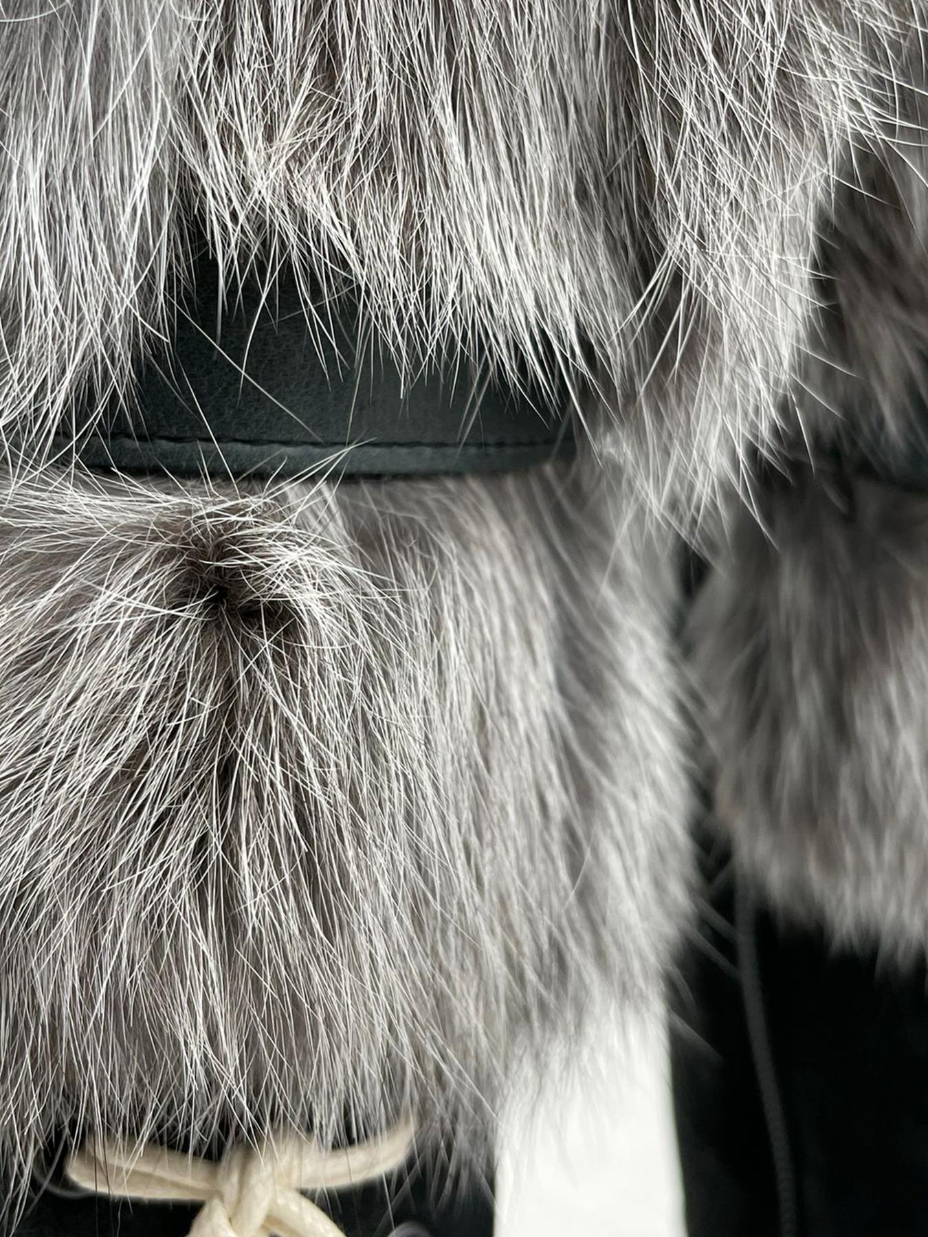 Bottes mi-longues en croûte de cuir noir La Thuile