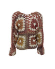 Gilet crochet cuivre