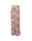 Jupe tulle/sequins mi-longue nude Antonello Serio