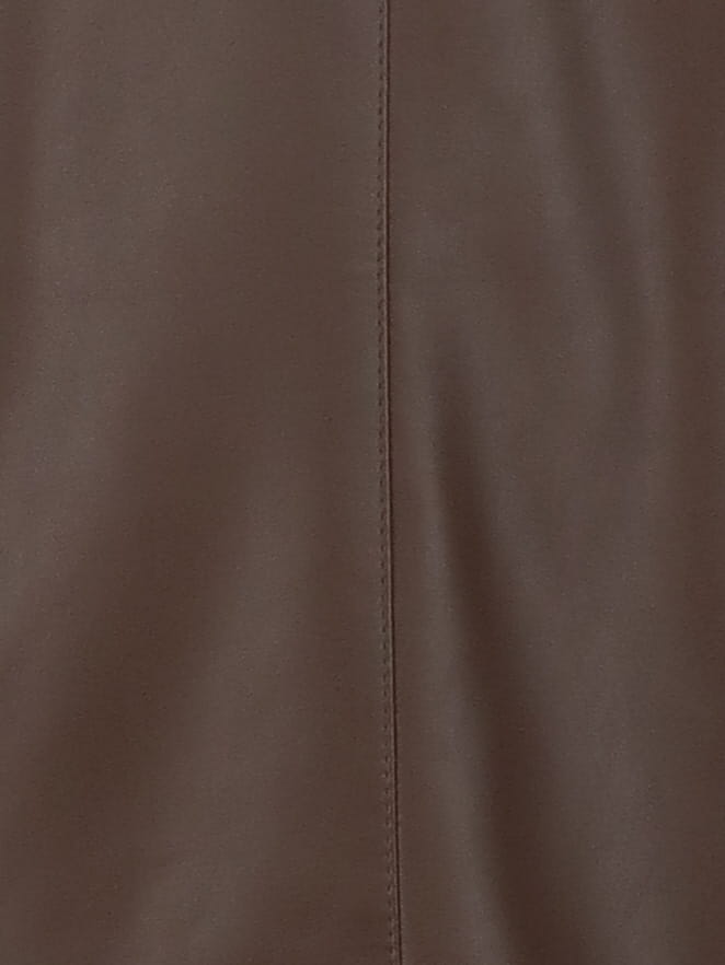 Veste Nolan cuir vegan choco ATT
