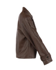 Veste Nolan cuir vegan choco ATT