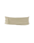 Ceinture en cuir lisse écru